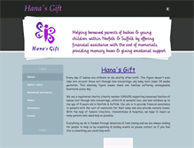 Tablet Screenshot of hanasgift.com